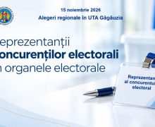 Concurenții electorali la alegerile regionale din 15 noiembrie 2026 pot desemna reprezentanți în organele electorale