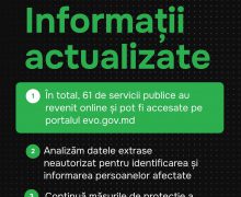 Autoritățile verifică datele extrase neautorizat în urma atacului cibernetic pentru a identifica persoanele afectate și a stabili mecanismul de informare individuală