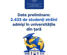 Peste 2 400 de studenți străini au fost admiși în universitățile din țară, în anul de studii 2026-2027