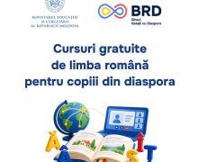 MEC și BRD cursuri gratuite de limba română pentru copiii originari din Republica Moldova, care locuiesc peste hotare