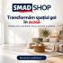 Magia schimbării: SmadShop transformă spațiul gol în apartament confortabil!
